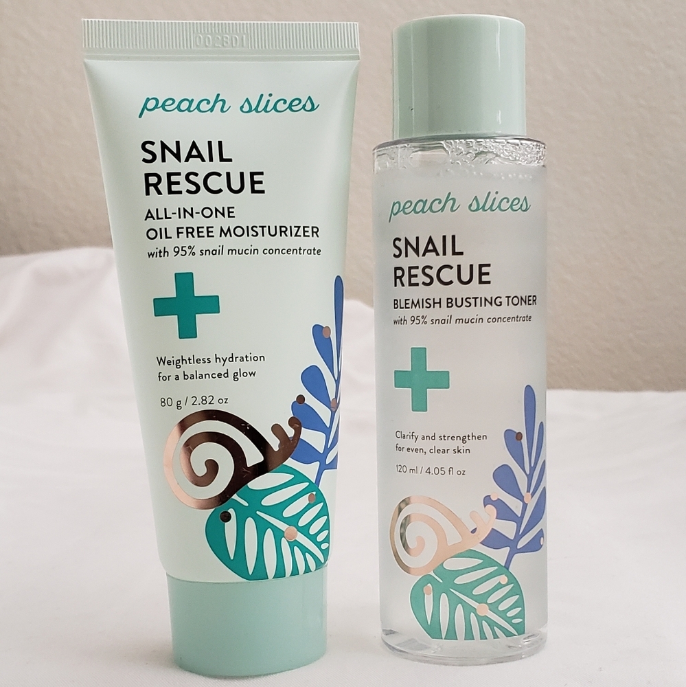 Peach Slices Snail Rescue Skincare Set